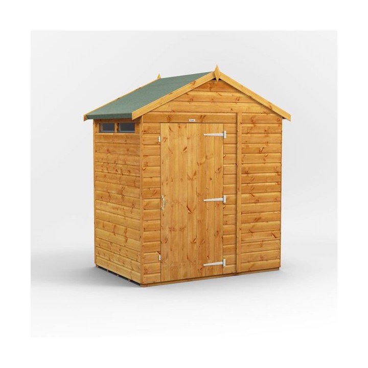 4 x 6 Power Apex Security Shed