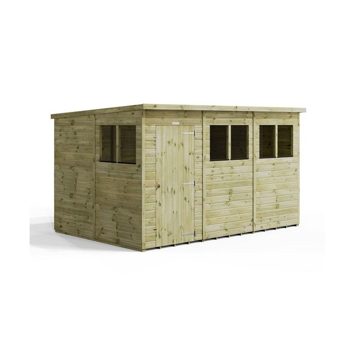 12x8 Premium Powersheds Pent