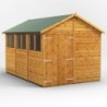 12 x 8 Power Apex Double Doors