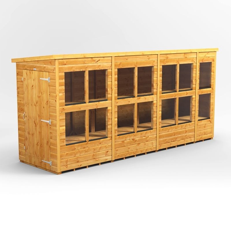 14 x 4 Power Pent Potting Shed