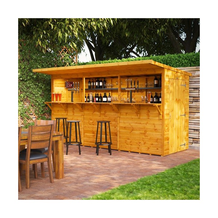 12 x 4 Power Pub Shed