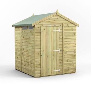 6x6 Premium Powersheds Security Apex