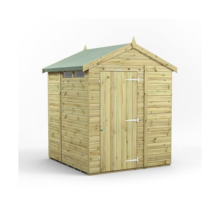6x6 Premium Powersheds Security Apex