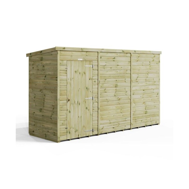 12x4 Premium Powersheds Pent No Windows