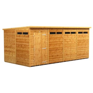 16 x 8 Power Pent Security Shed