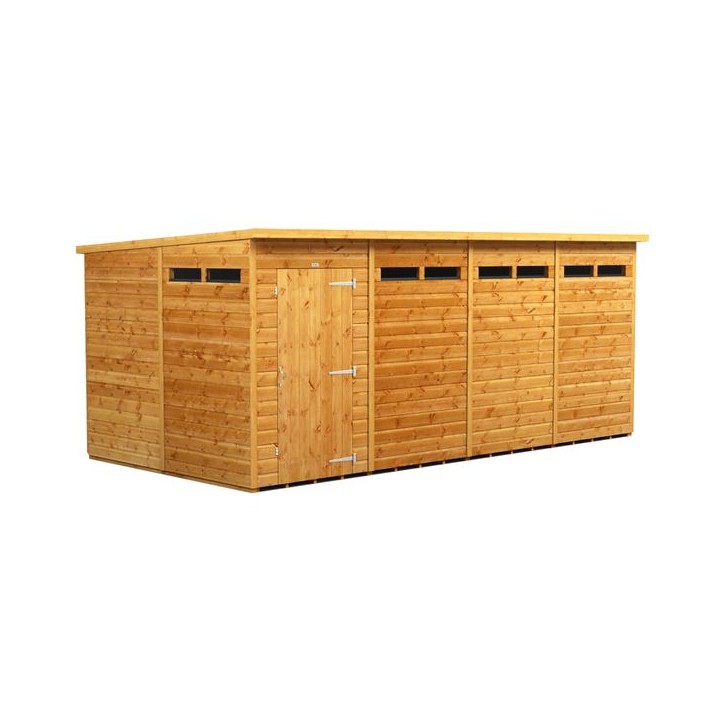 16 x 8 Power Pent Security Shed