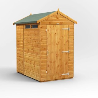 6 x 4 Power Apex Security Shed