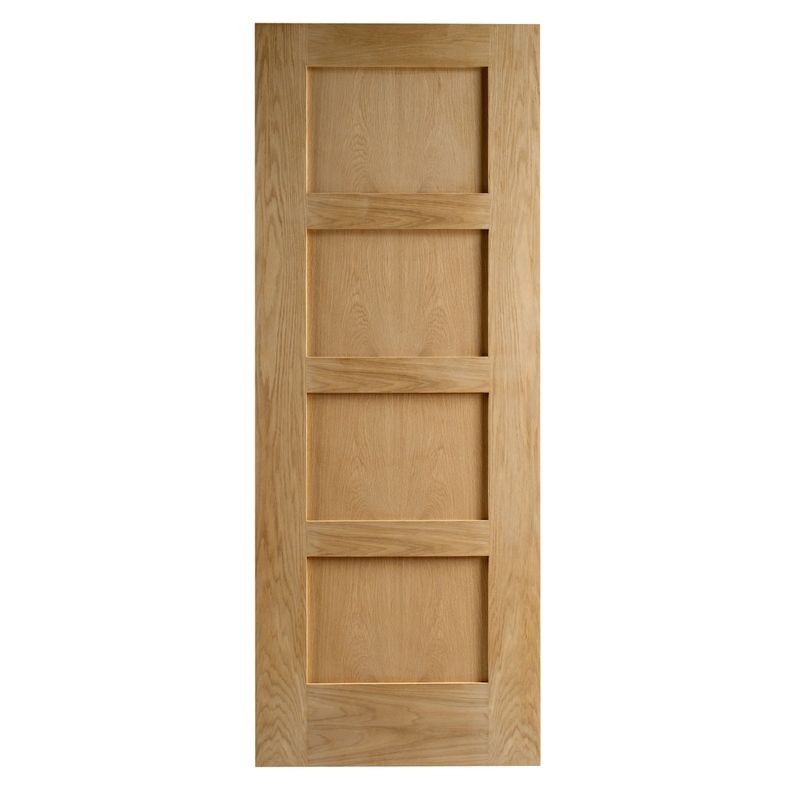 TP SHAKER OAK 4 PANEL DOOR 1981 X 610 X 35MM