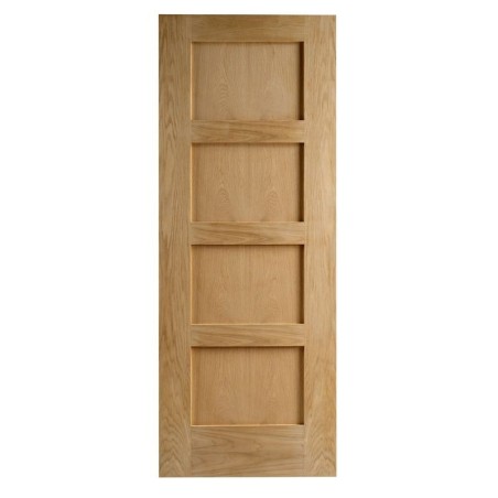 TP SHAKER OAK 4 PANEL DOOR 1981 X 610 X 35MM