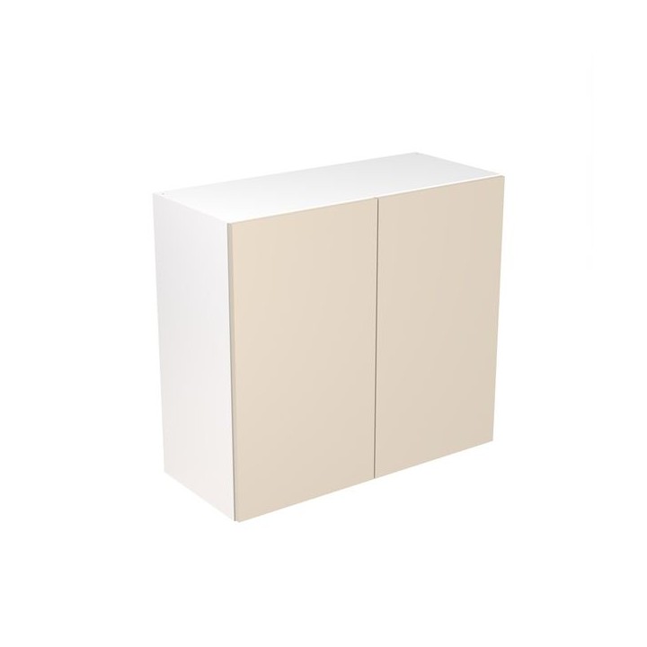 Flatpack 800 Wall Kitchen Cabinet Slab Supermatt Cashmere