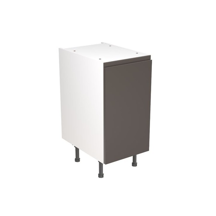 Flatpack Base Unit J-pull Super Gloss Graphite 400mm - FKKJ0402