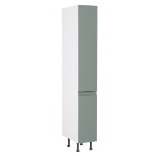 Flatpack 300 Larder Cabinet J-Pull Ultra Matt Sage Green