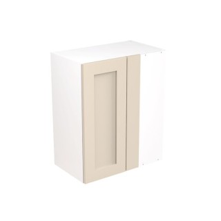 Flatpack Closed Corner Wall Unit Shaker Ultra Matt Cashmere 600mm - FKKH0616