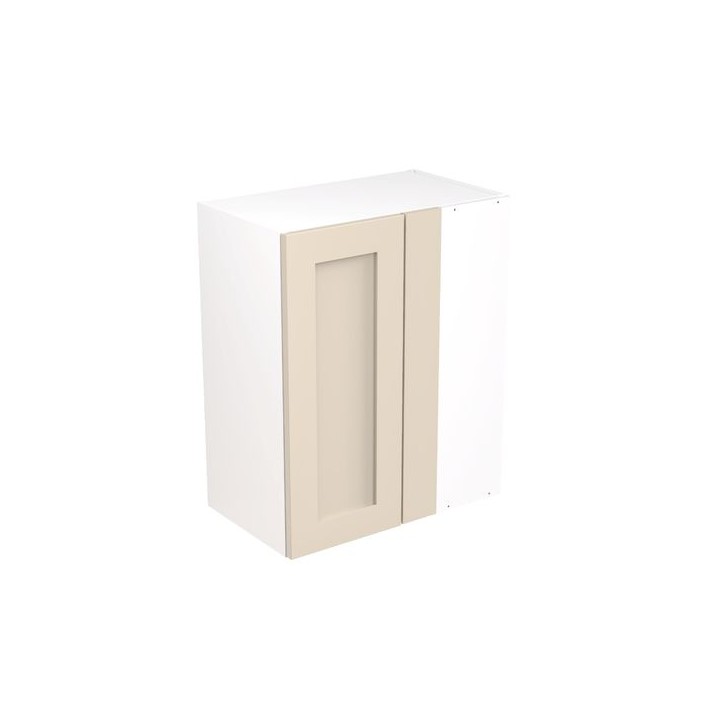 Flatpack Closed Corner Wall Unit Shaker Ultra Matt Cashmere 600mm - FKKH0616
