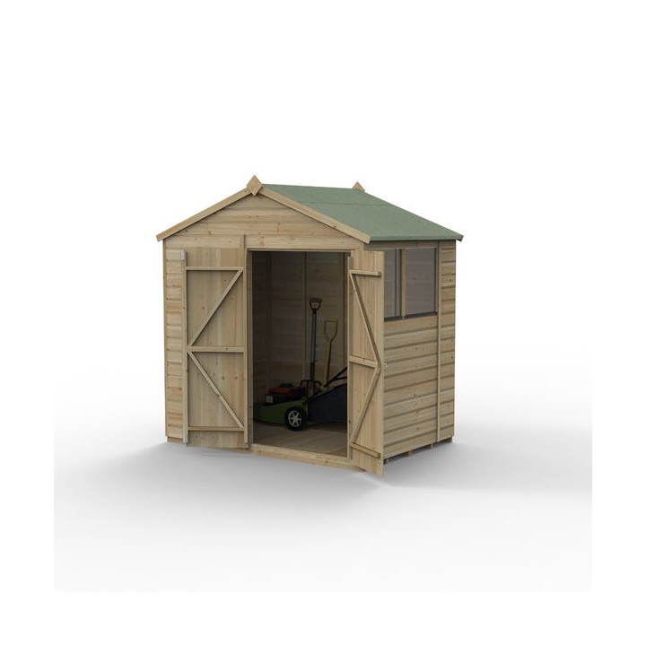 Beckwood 7x5 Apex Shed 2 Windows Double Door