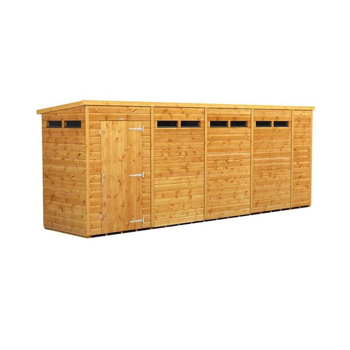 18 x 4 Power Pent Security Shed