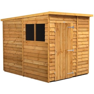 6 x 8 Power Overlap Pent Shed
