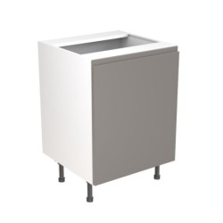 Flatpack Sink Base Unit J-pull Ultra Matt Dust Grey 600mm - FKKJ0835