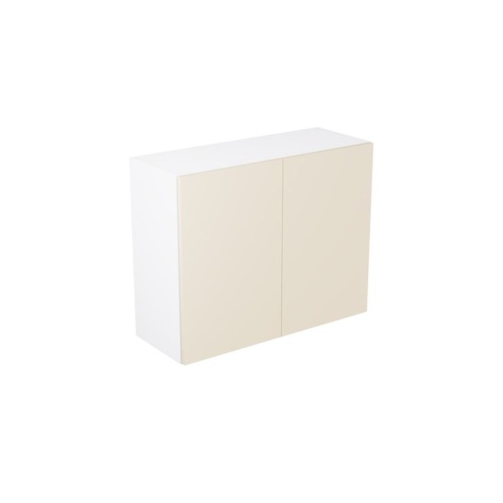 Flatpack 900 Wall Kitchen Cabinet Slab Super Gloss Cashmere