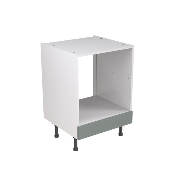 Flatpack 600 Oven Base Kitchen Cabinet Slab Supermatt Agave Green