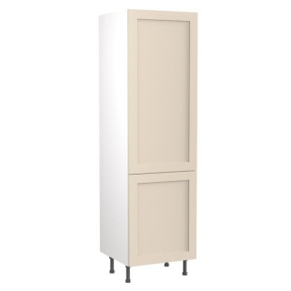 Flatpack 70/30 Fridge Freezer Tower Shaker Ultra Matt Cashmere 600mm - FKKH0622