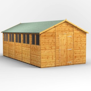 20 x 10 Power Apex Shed