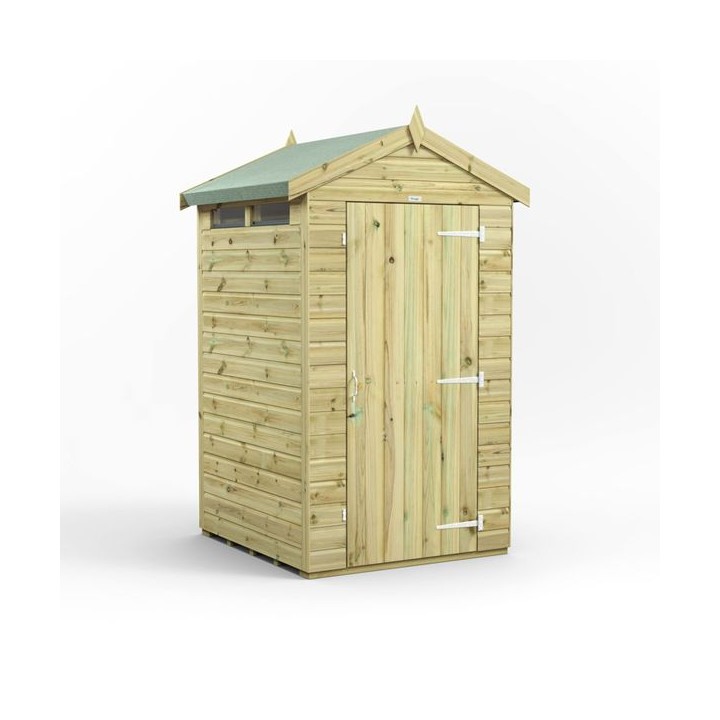 4x4 Premium Powersheds Security Apex
