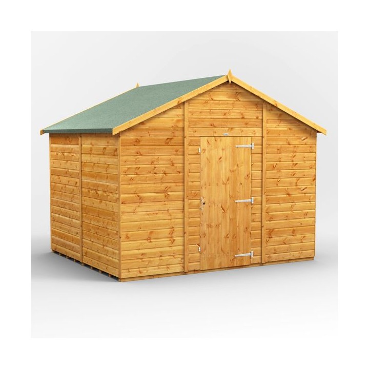 8 x 10 Power Apex Windowless Shed