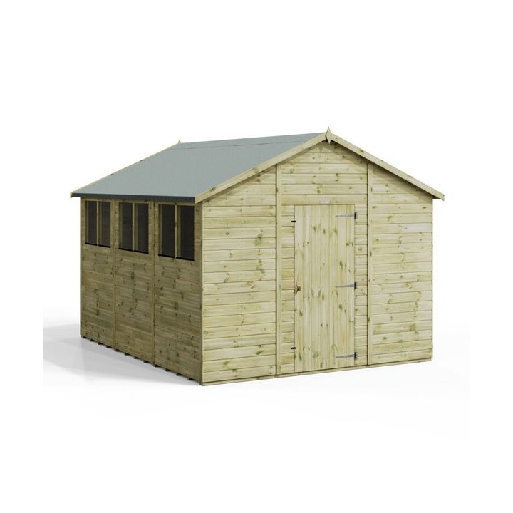 12x10 Premium Powersheds Apex