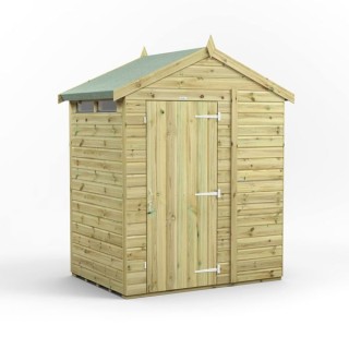 4x6 Premium Powersheds Security Apex
