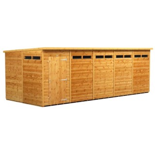 20 x 8 Power Pent Security Shed