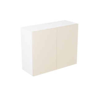 Flatpack 900 Wall Kitchen Cabinet Slab Supermatt Cashmere