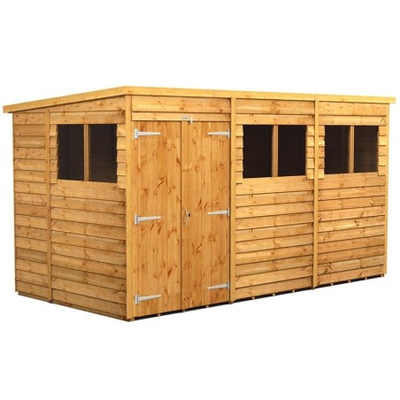 12 x 6 Power Overlap PENT  Double Doors