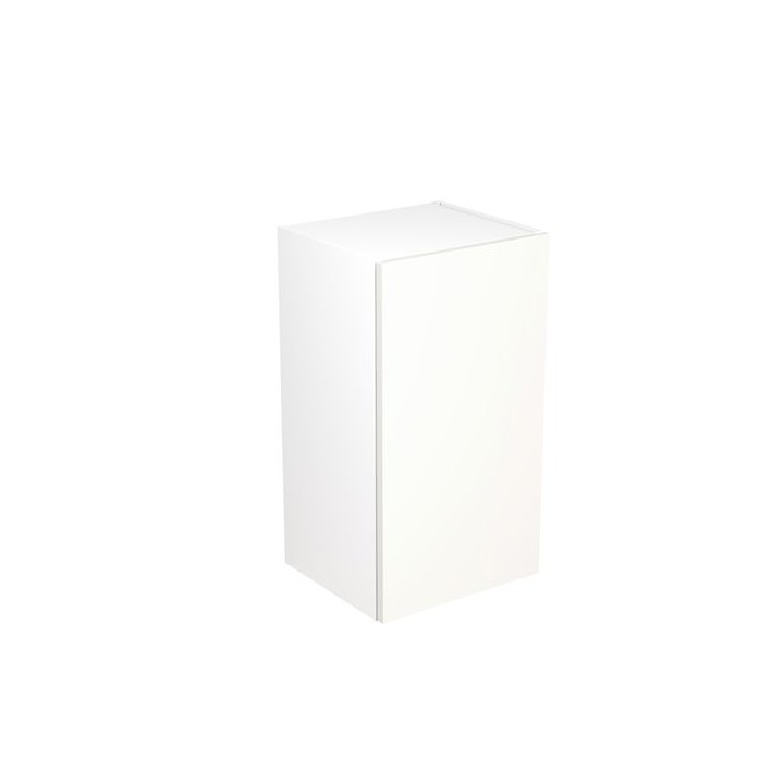 Flatpack 400 Wall Kitchen Cabinet Value Slab Standard Matt White