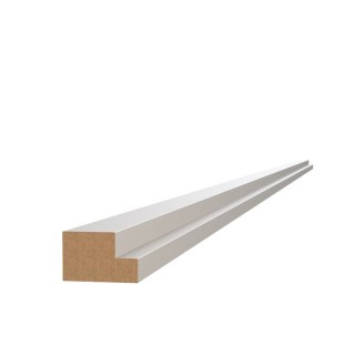 Modern Cornice or Pelmet for J-Pull Super Gloss Light Grey 2745mm - FKKJ0224