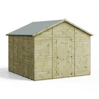 10x10 Premium Powersheds Apex No Windows