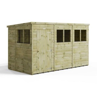 12x6 Premium Powersheds Pent
