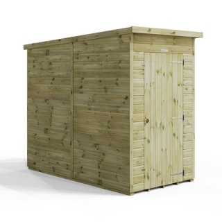 4x8 Premium Powersheds Windowless Pent