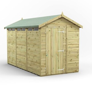 12x6 Premium Powersheds Security Apex