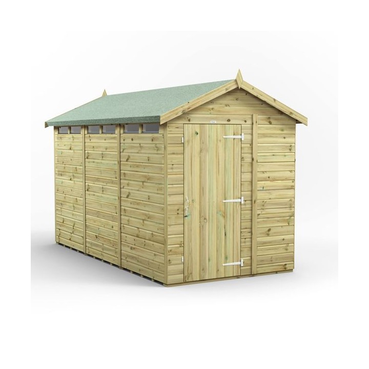 12x6 Premium Powersheds Security Apex