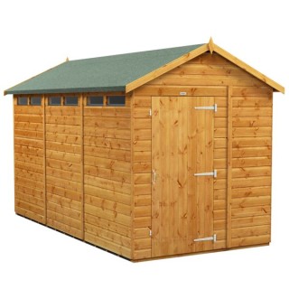 12 x 6 Power Apex Security Shed