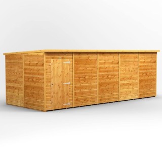20 x 8 Power Pent Windowless Garden Shed
