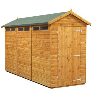 12 x 4 Power Apex Security Shed