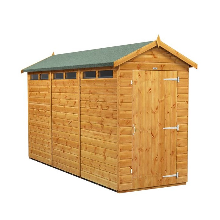 12 x 4 Power Apex Security Shed