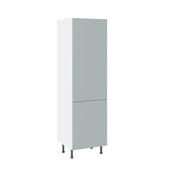 Flatpack 600 Larder Cabinet Slab Supermatt Aquamarine