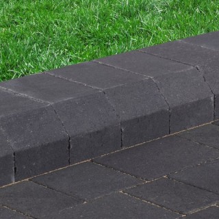 Marshalls Savanna Splay Kerb Charcoal 130 x 160 x 250mm