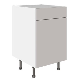 Flatpack 500 Drawerline Base Cabinet Value Slab Standard Matt Light Grey