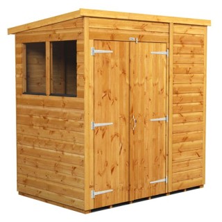 6 x 4 Power Pent Double Door