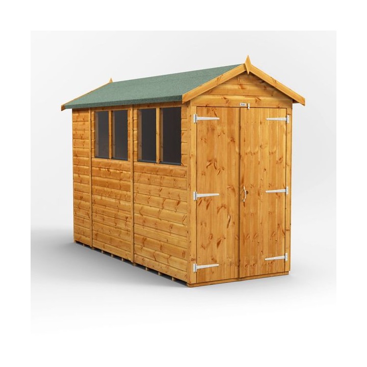 10 x 4 Power Apex Double Door