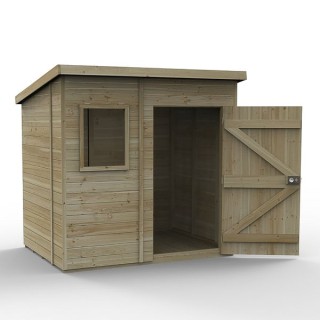 Timberdale 7 x 5 Pent Shed - Installed
